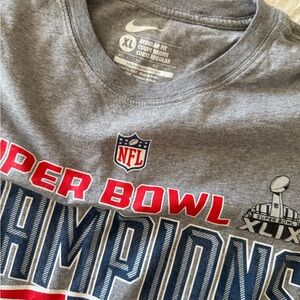 Nike Gray Super Bowl Champions Tee